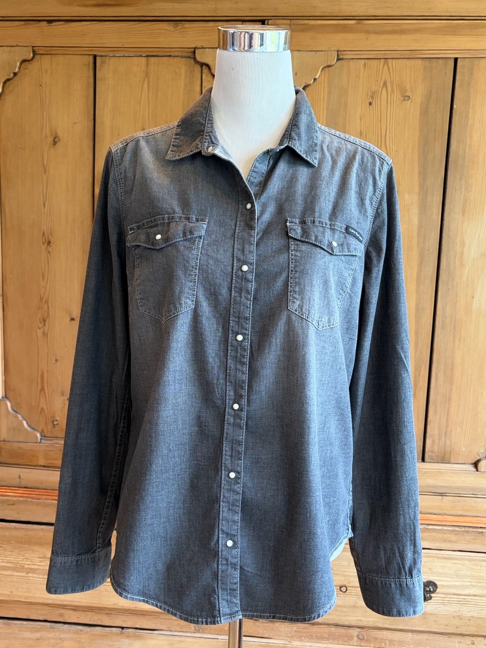 Calvin Klein cotton western shirt